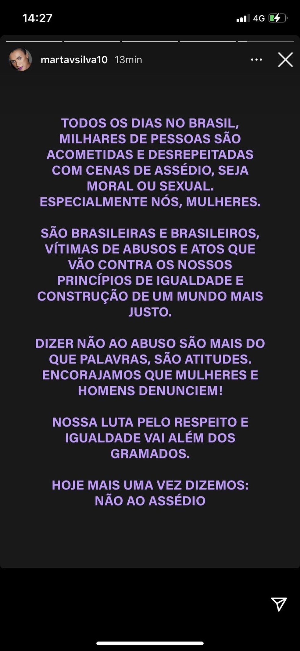 Antes De Amistoso Contra A R Ssia Jogadoras Da Sele O Feminina Publicam Manifesto Contra Ass Dio