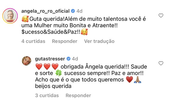 Guta Stresser Posa De Lingerie E Recebe Elogio De Angela Ro Ro Voc
