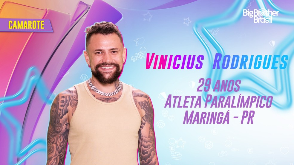 Vinicius Rodrigues, atleta paralímpico — Foto: Divulgação/TV Globo