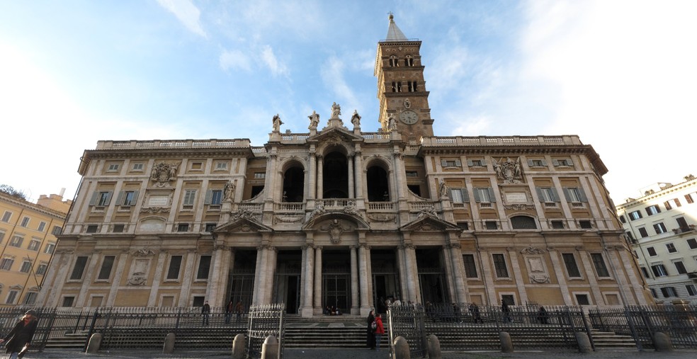 Basílica de Santa Maria Maggiore, em Roma — Foto: Reprodução/Santa Maria Maggiore