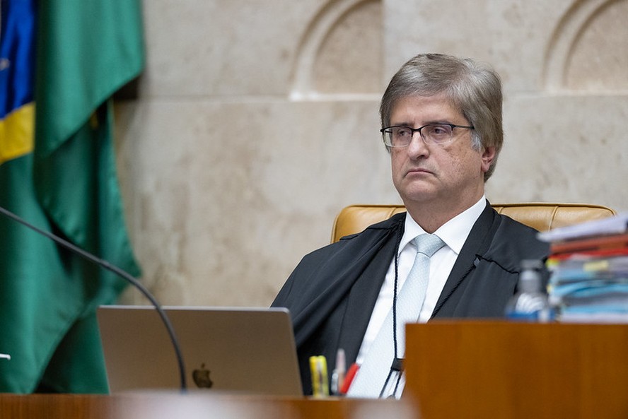 O procurador-geral da República, Paulo Gonet, durante sessão do STF