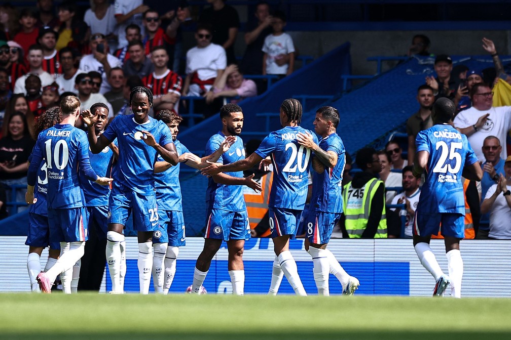 Chelsea: campeão mundial, clube também foi sancionado — Foto: HENRY NICHOLLS / AFP