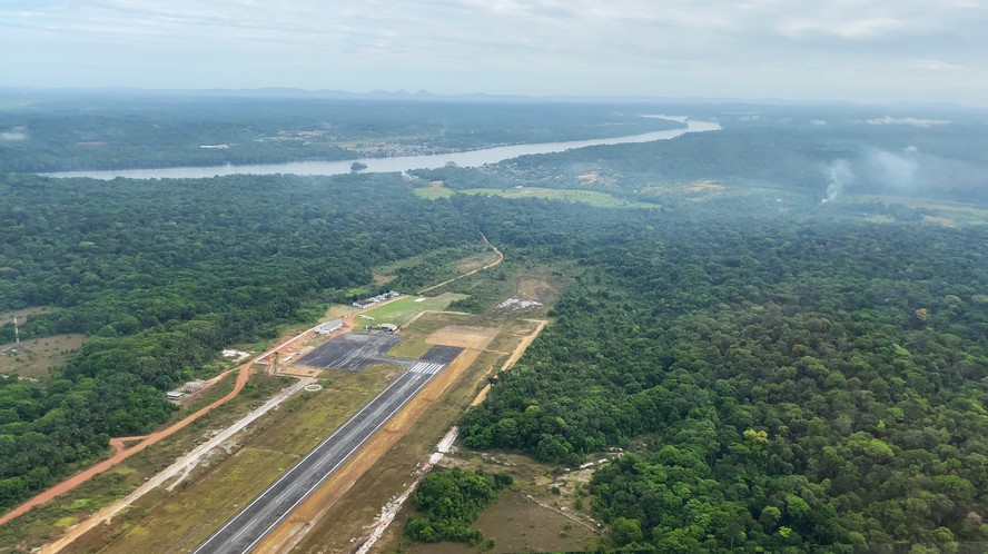 Aeródromo no Oiapoque como base de apoio para a exploração na foz do Amazonas