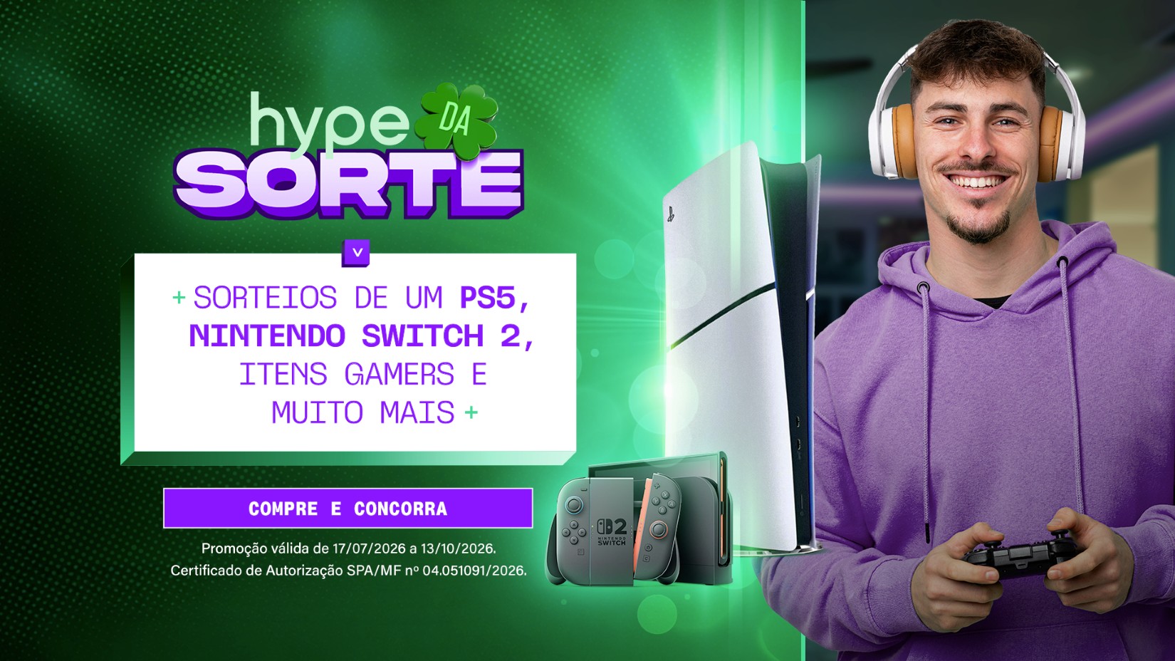 Hype Games distribui mais de 800 prêmios em ação para gamers - QTU Questões do Universo