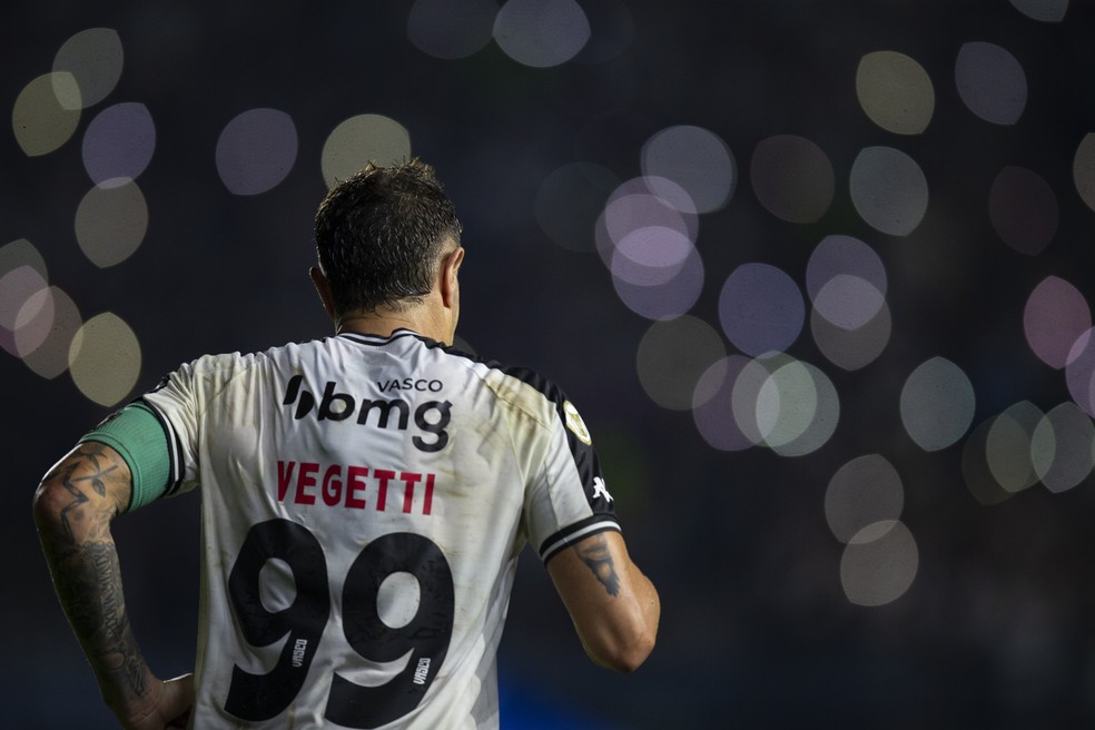 Pablo Vegetti, o Pirata, tem contrato com o Vasco at&eacute; o fim de 2025 &mdash; Foto: Alexandre Cassiano / Ag&ecirc;ncia O Globo / 03-07-2024