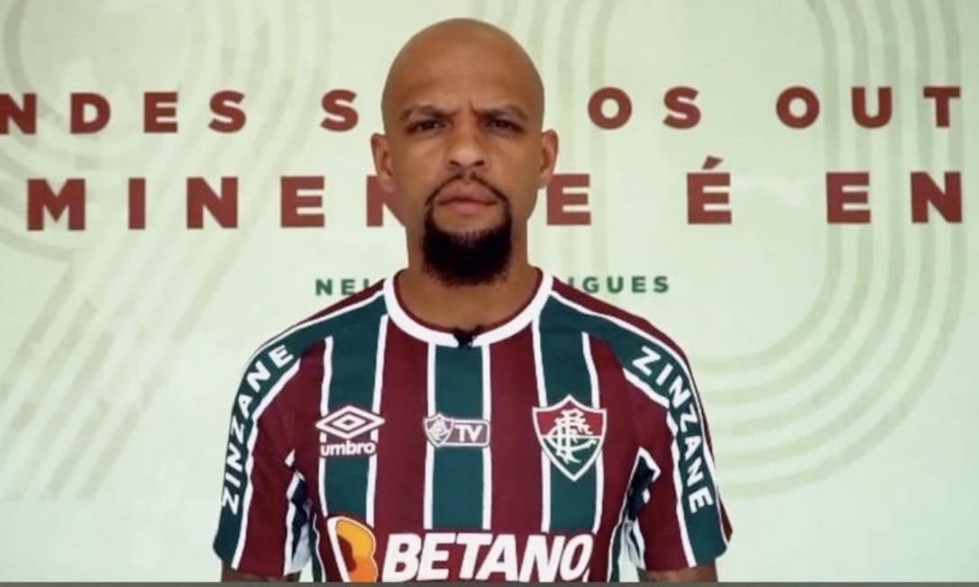 Jogador do Fluminense, Felipe Melo é apoiador de Jair Bolsonaro — Foto: Reprodução