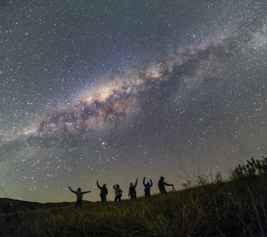 Parque Nacional da Serra da Canastra, em Minas Gerais, também é um dos principais pontos do país para a prática do astroturismo — Foto: Daniel Mello/Observatório do Valongo da UFRJ/@institutoastroparques