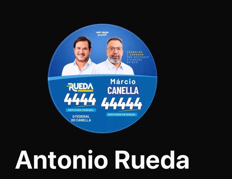A foto do zap de Rueda com Canella, preso pela PF