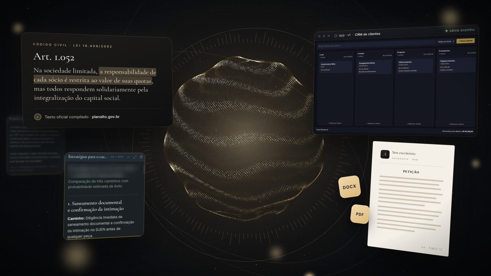 a AlphaJuris, legaltech brasileira de inteligência artificial, acaba de lançar a Jenni. A assistente jurídica que pesquisa, redige, navega e monta ferramentas para o advogado, tudo por conversa, por voz ou por texto.