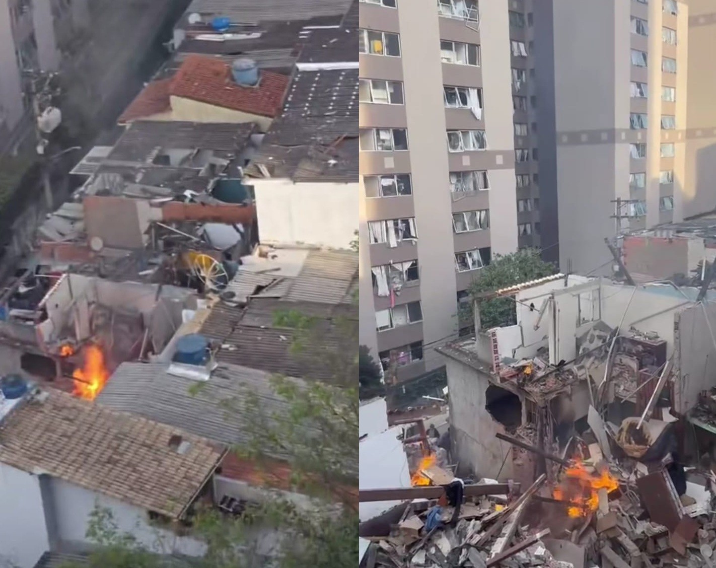 Explosão destrói casas e quebra vidros de prédio em área residencial na Zona Oeste de SP