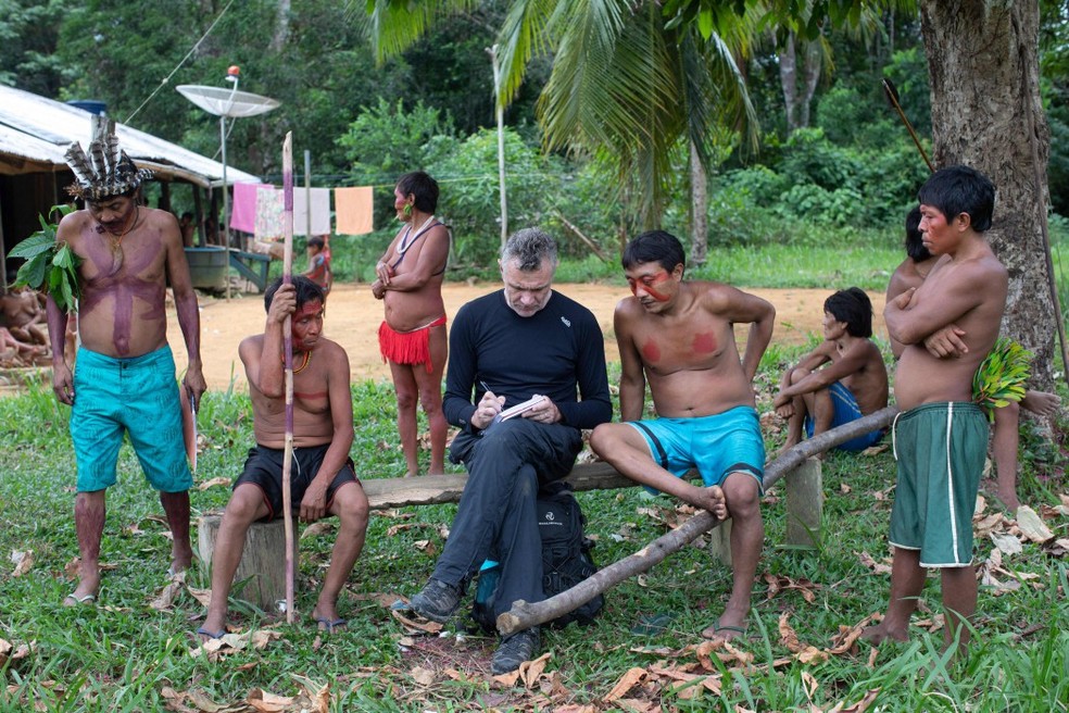 Jornalista inglês Dom Phillips está desaparecido na Amazônia — Foto: Joao LAET / AFP