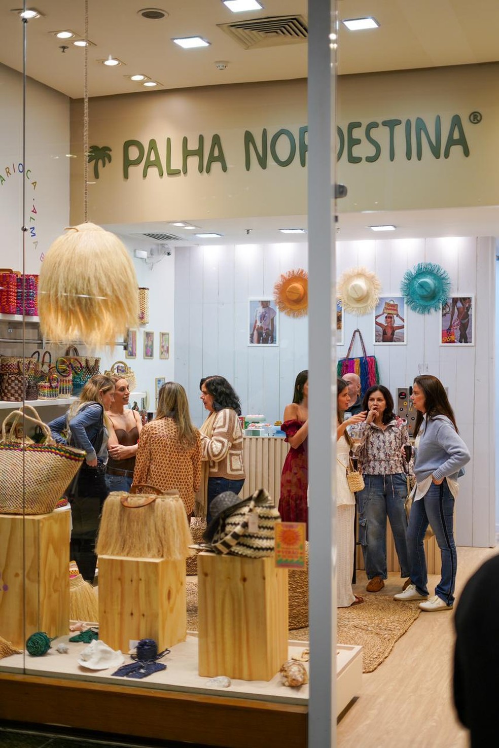 A loja Palha Nordestina, pop-up no Rio Design Barra — Foto: Divulgação