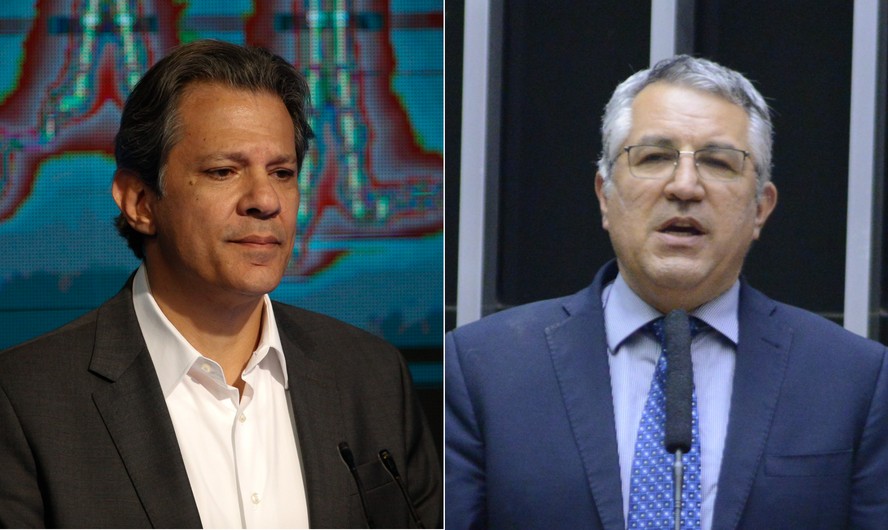 Os ex-ministros Fernando Haddad e Alexandre Padilha