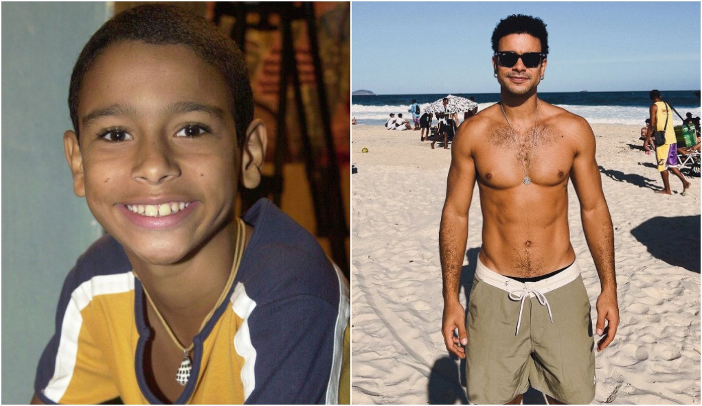 Sérgio Malheiros começou como entrevistador no programa "Gente inocente". Na sequência, fez sucesso no papel de Raí em "Da cor do pecado". Tem no currículo novelas como "Os mutantes: caminhos do coração", "Cheias de charme", "Alto astral" e "Totalmente demais". Ele vive uma relação de dez anos com Sophia Abrahão  — Foto: Globo e Reprodução/Instagram