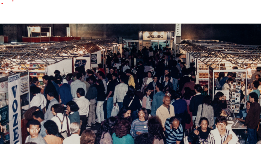 Visão geral da Bienal do Livro do Rio de 1987, a primeira no Riocentro