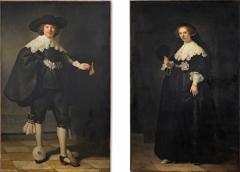 10º - 'Pendant portraits of Maerten Soolmans and Oopjen Coppit', de Rembrandt, foi adquirida por US$ 180 milhões