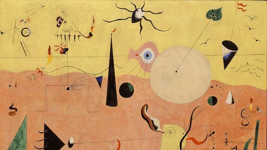 Cientistas investigam por que os amarelos de Miró perdem o brilho