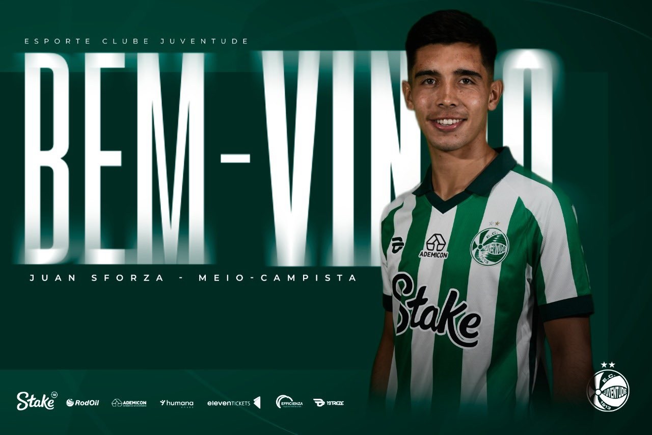 Vasco empresta volante Sforza ao Juventude