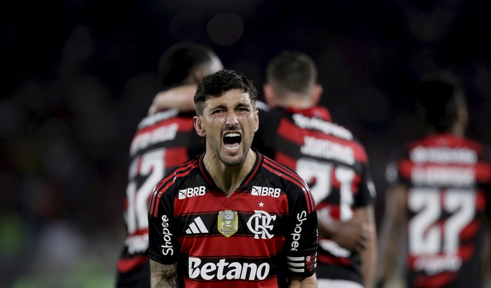 Arrascaeta lidera o Flamengo em todos os quesitos — Foto: Marcelo Theobald/Agência O Globo