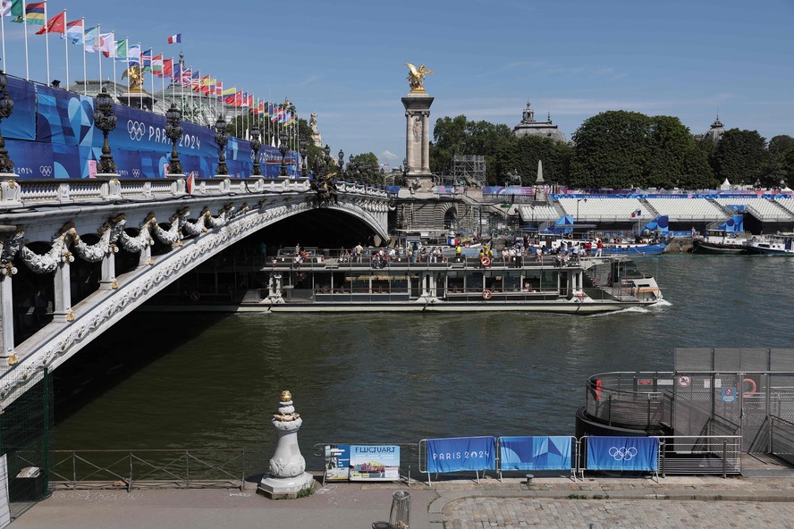 Rio Sena, triatlo em Paris 2024