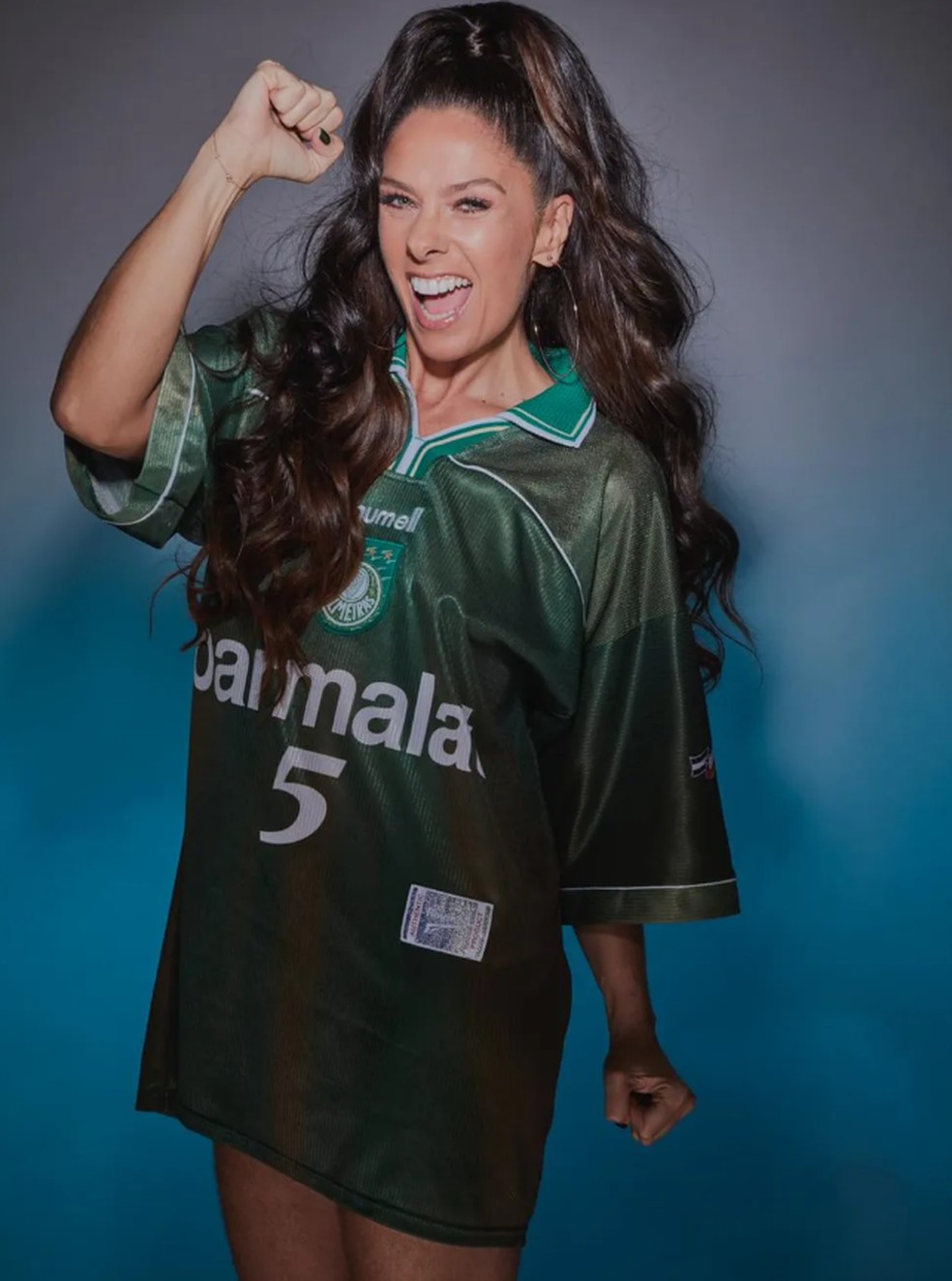 Adrian Galisto is a Palmeiras fan - Photo: Danilo Borges/Disclosure