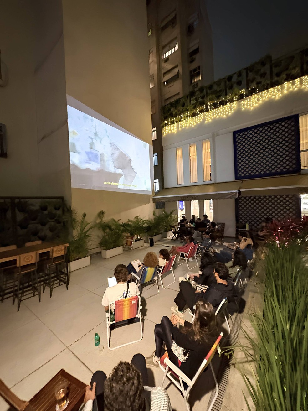 Mercadinho São José. Cineclube no terraço todas as terças-feiras, às 19h — Foto: Divulgação