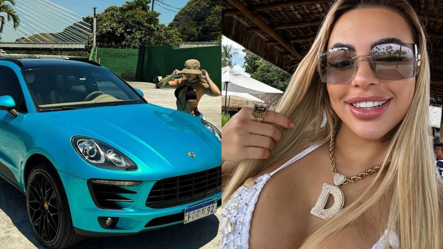 A influenciadora Duda Souza, de 25 anos