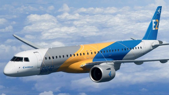 Embraer estuda avião para concorrer com Boeing e Airbus, diz imprensa internacional