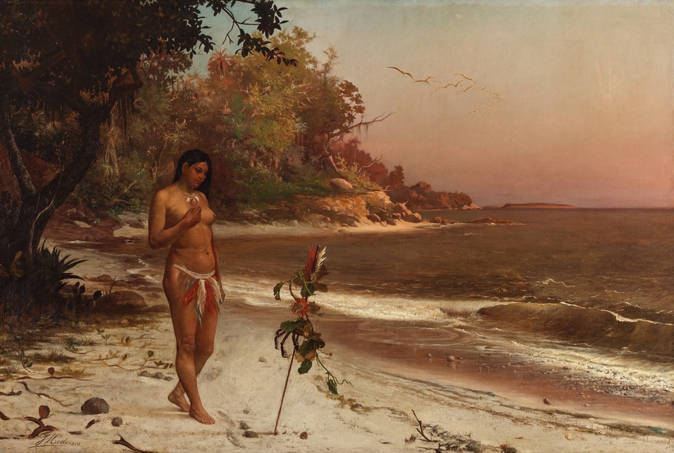 "Iracema" (1884), José Maria de Medeiros — Foto: Divulgação