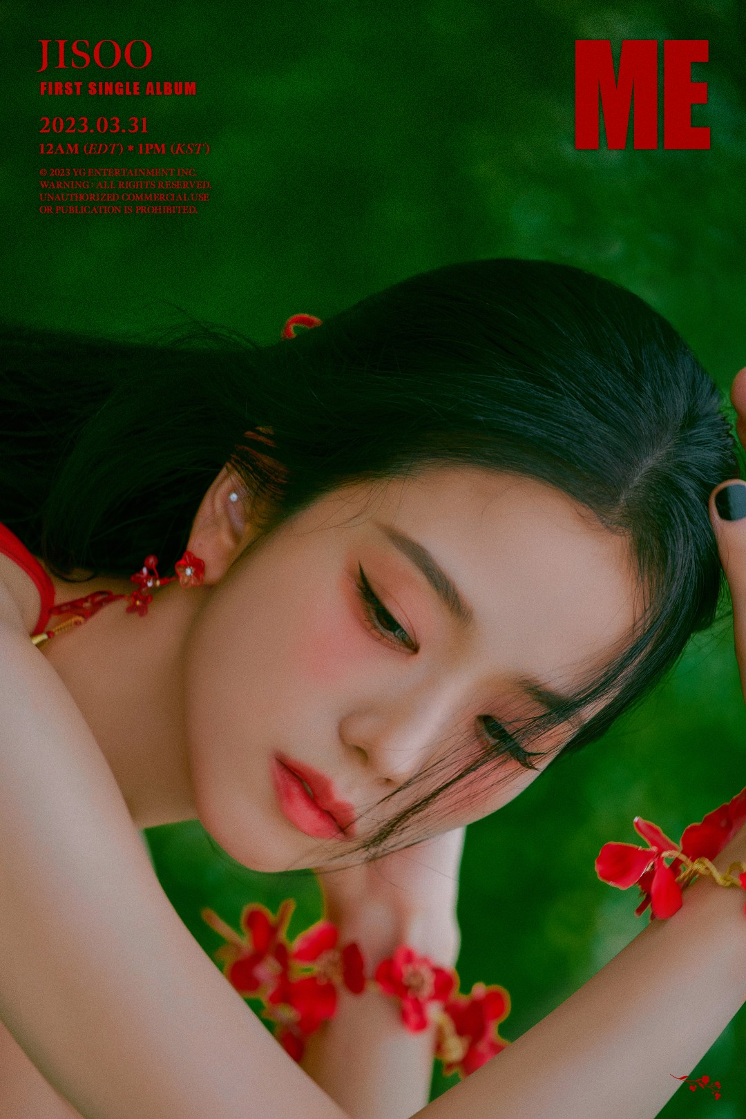 K-POP・アジア FT Flower Rock Carreira solo de Jisoo, do BLACKPINK, desabrocha no MV de 'Flower