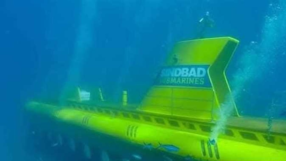 Submarino Sindbad — Foto: Reprodução
