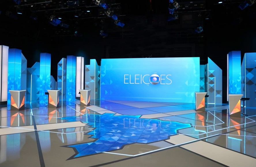 Cen&aacute;rio do debate da Globo que foi cancelado