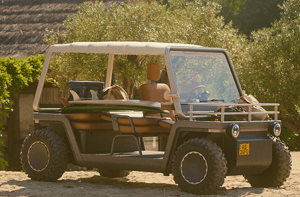 O Amble One tem motor elétrico de 15 kW, equivalente a cerca de 20 cv, e velocidade máxima anunciada de 65 km/h — Foto: Reprodução: Amble