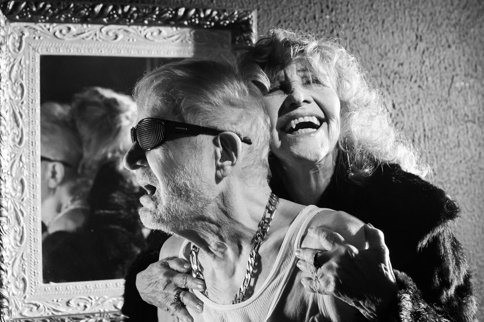 Jean-Claude Bernardet E Helena Ingez em "Nosferatu"de Cristiano Burlan - Foto: Divulgação / Marina de Almeida Prado