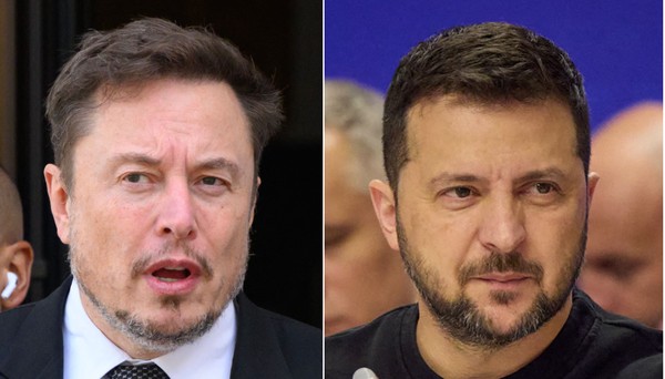 Ucrânia critica Musk por zombar de Zelensky em publicação no X