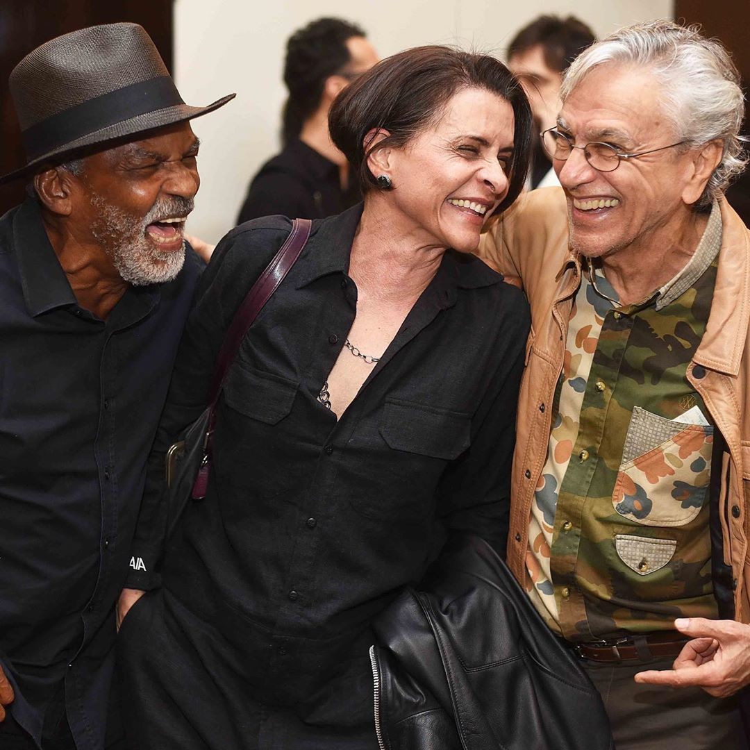 Estreia de documentário 'Uma garota chamada Marina', sobre a cantora Marina Lima, teve a presença do ator e cineasta Antonio Pitanga e Caetano Veloso  — Foto: Ari Kaye 