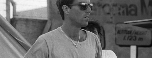 Philip Haegler foi campeão brasileiro de asa-delta em 1990 e 1992— Foto: Antônio Lara / Agência O Globo / 02-05-1991