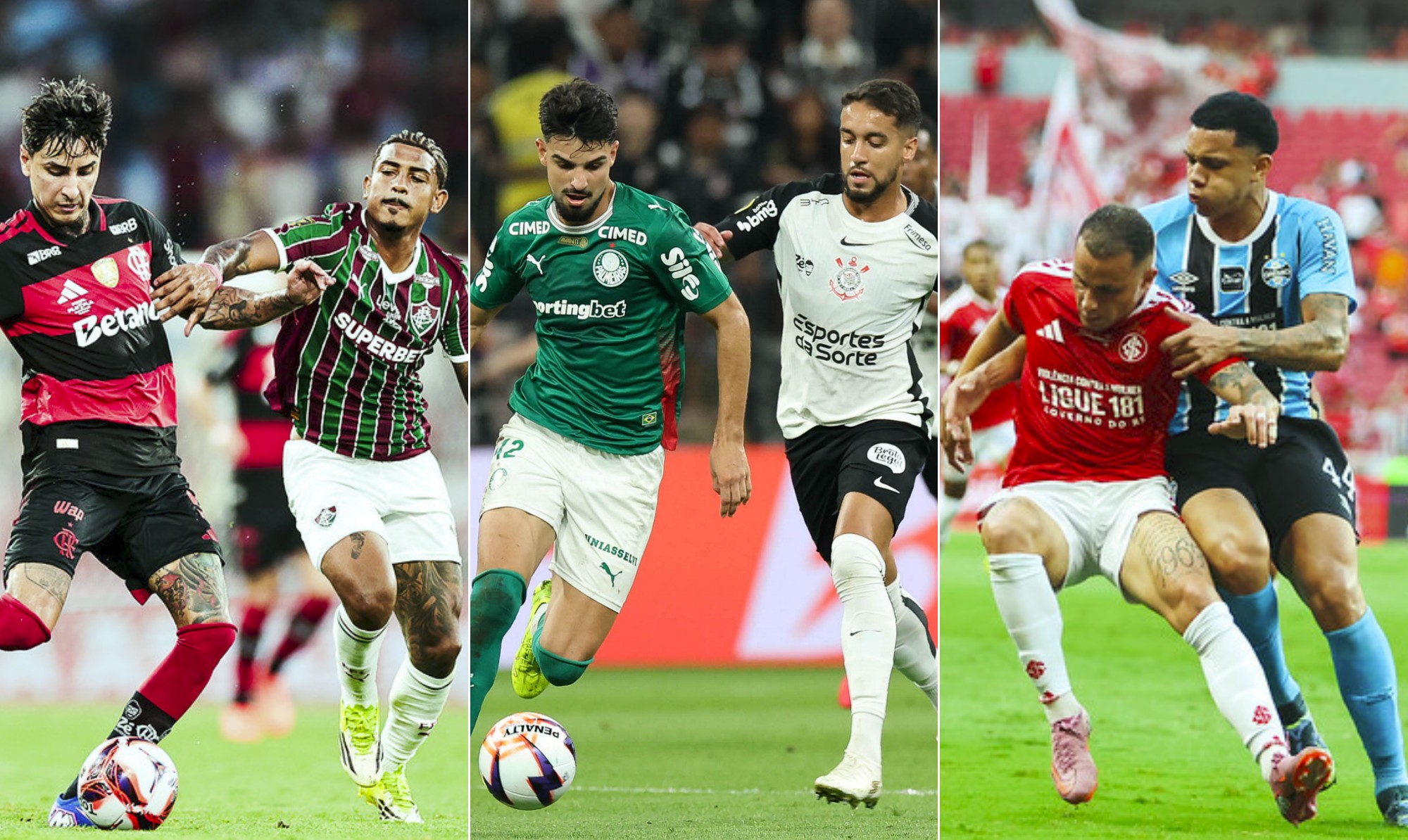 Quais os melhores clássicos da atualidade? E os mais tradicionais? Ranking do GLOBO elenca os dérbis da Série A