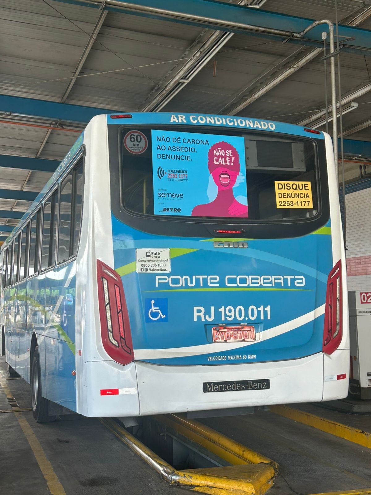 'Não se cale': campanha contra importunação sexual em ônibus é lançada no Rio