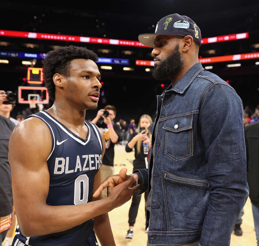 Filho de Lebron James frustra sonho do pai: 'Nunca pensei em jogar com ele'