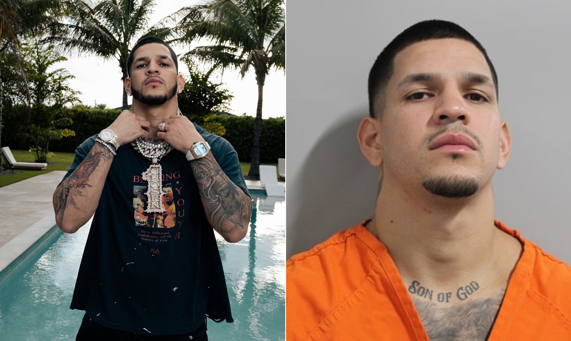 Boxeador americano é preso acusado de agredir mãe do filho com carregador de arma