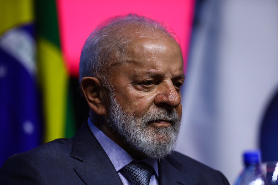 O presidente Luiz Inácio Lula da Silva, em evento em Brasília