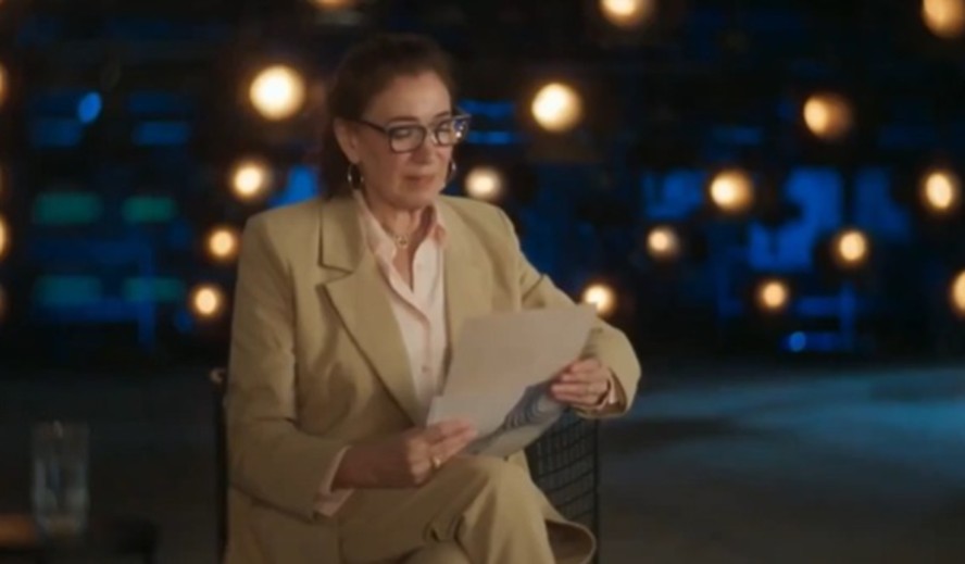 Lilia Cabral durante o documentário 'Tributo – Manoel Carlos”