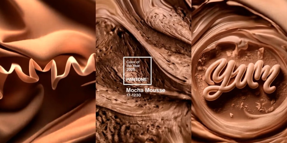 'Mocha Mousse' é a cor de 2025, de acordo com a Pantone — Foto: Reprodução/Instagram
