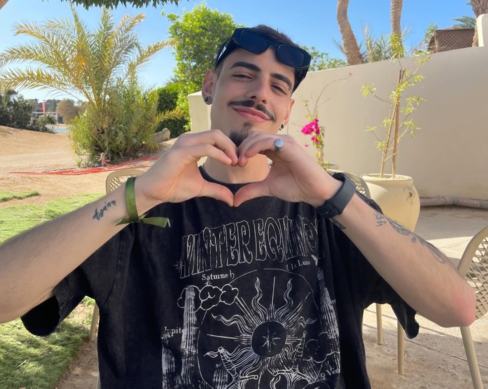 Mayã, filho de Alexandre Frota — Foto: Reprodução/Instagram