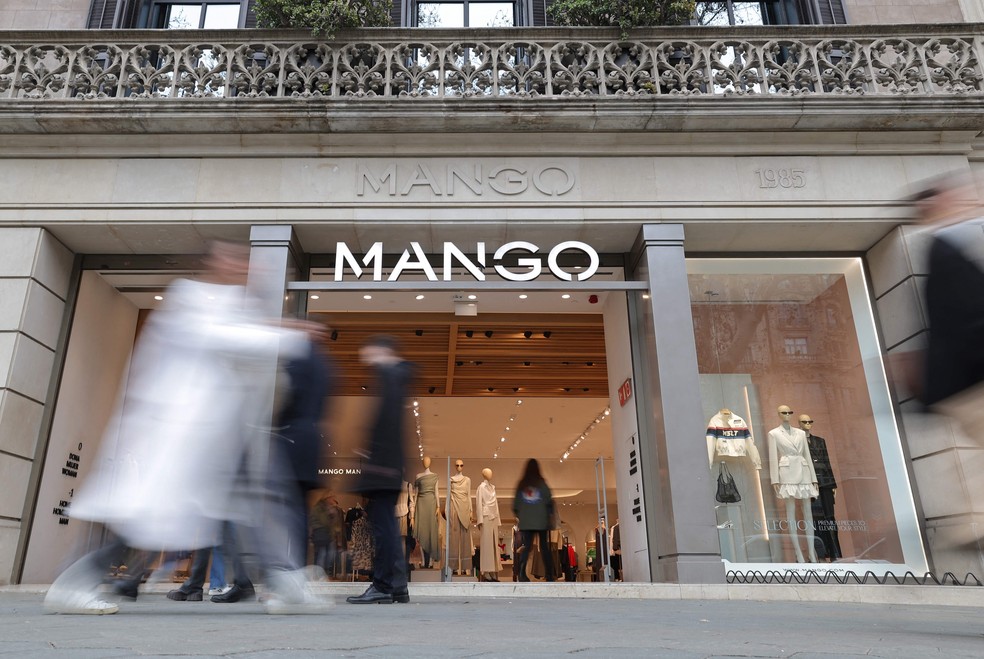 A Mango foi fundada em 1984 em Barcelona pelo empresário Isak Andic e se expandiu pelo mundo — Foto: Divulgação via AFP