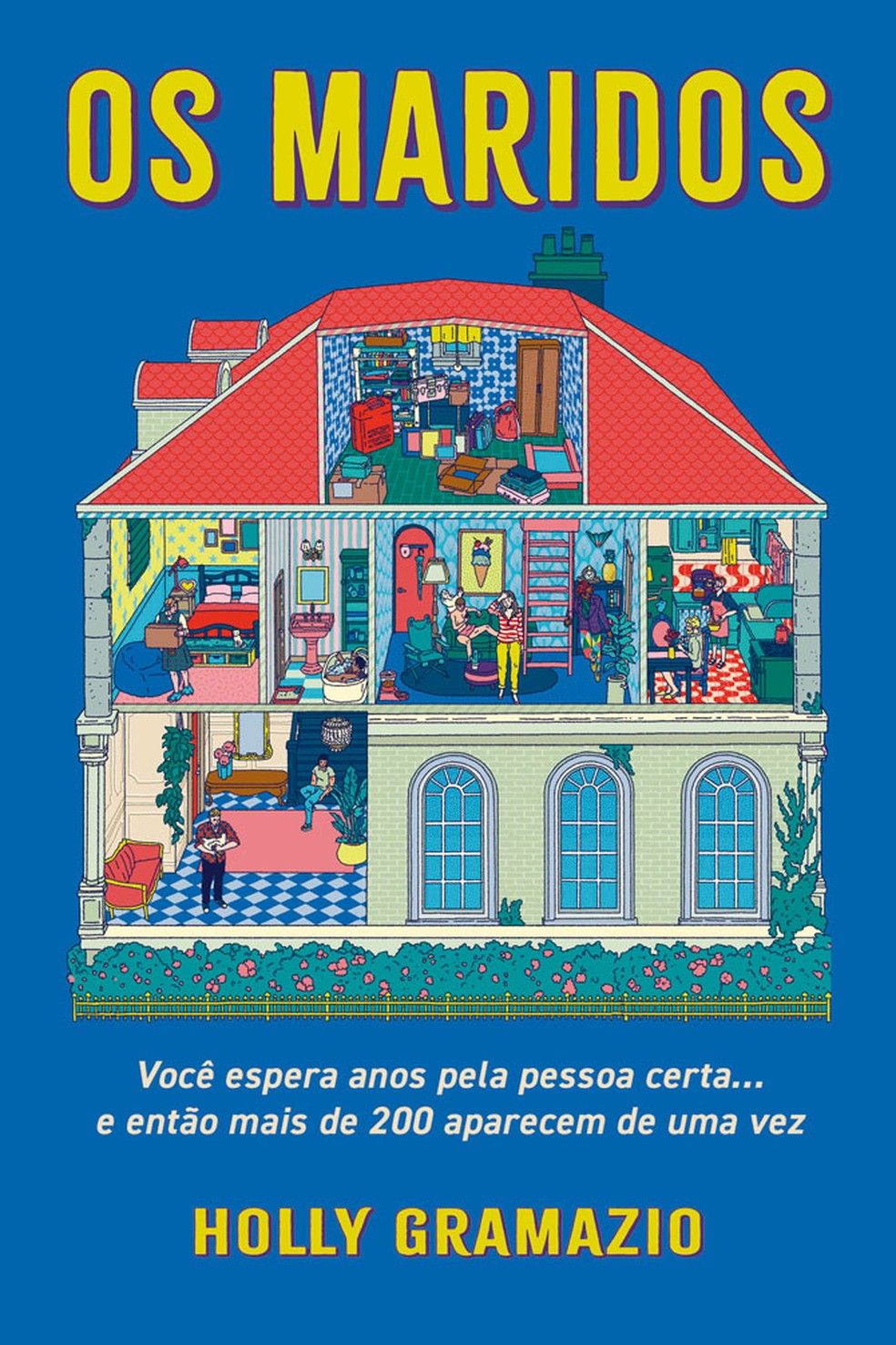 Capa de "Os maridos", de Holly Gramazio — Foto: Divulgação