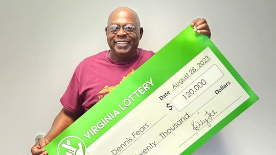 Homem fatura R$ 600 mil após apostar no mesmo número 24 vezes na loteria em Virgínia, nos Estados Unidos