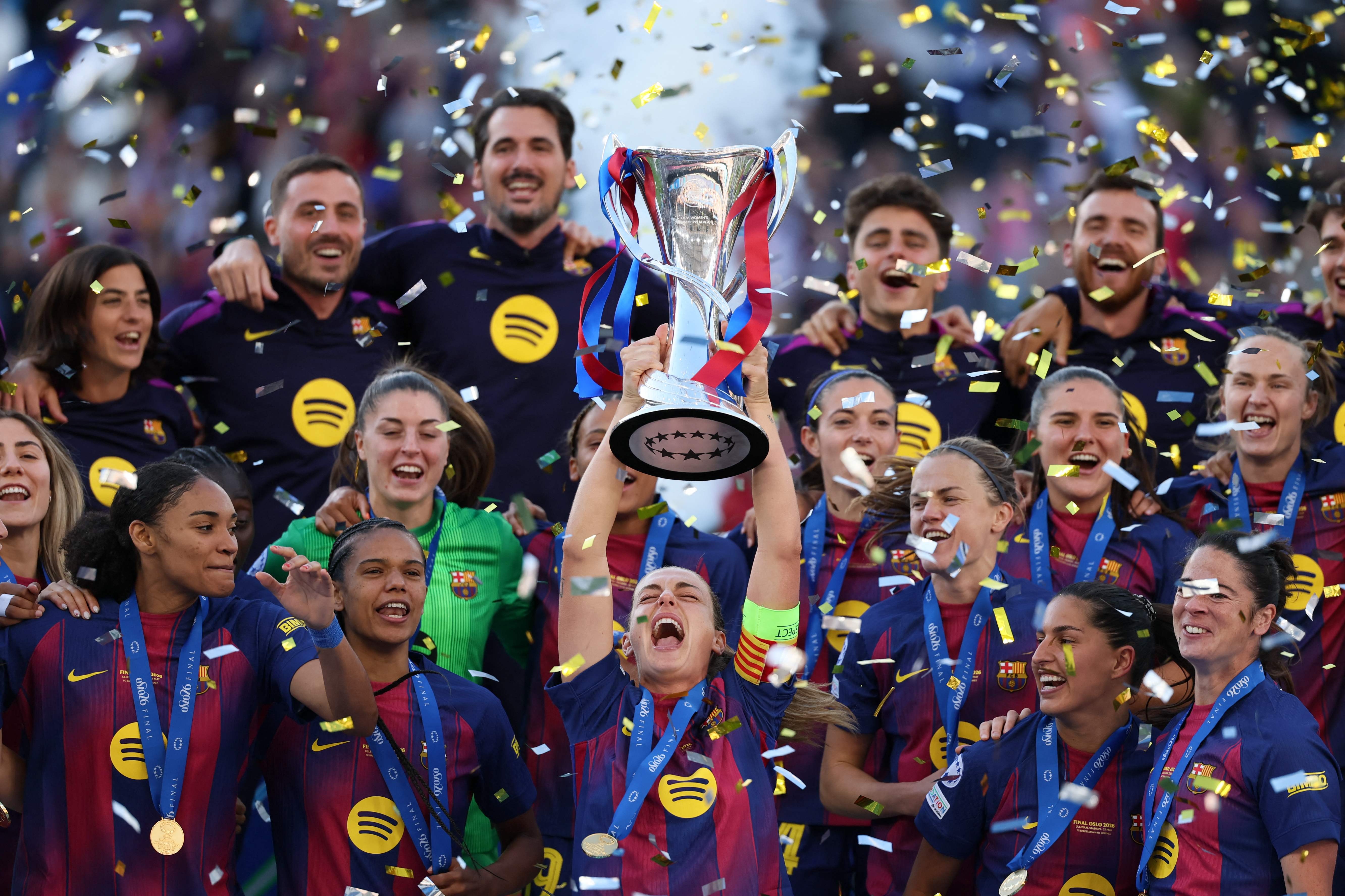 Barcelona bate o Olympique Lyonnais na final da Liga dos Campões e mantém hegemonia no futebol feminino