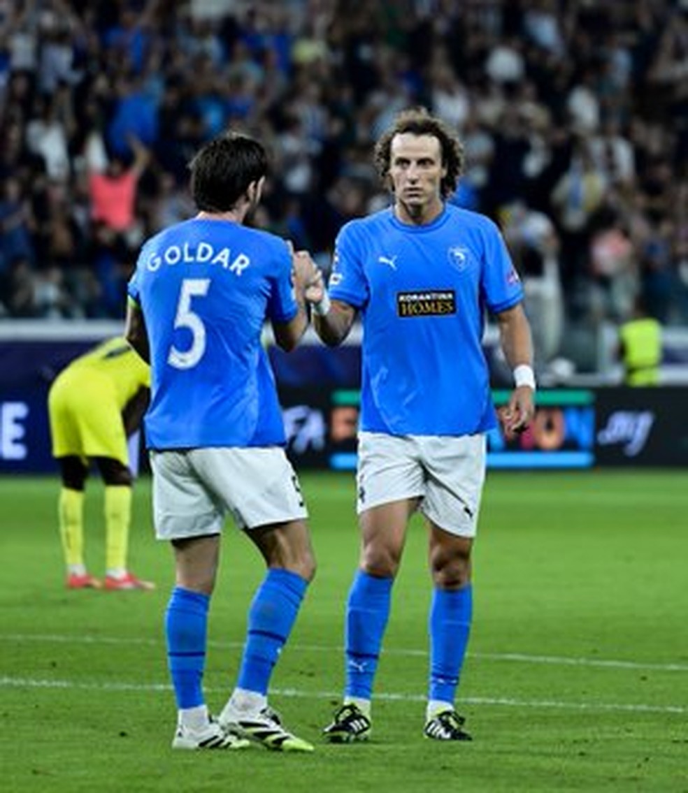 David Luiz no Pafos — Foto: Reprodução/X